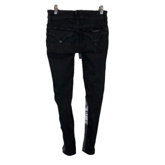 Hudson Visa Versa Floral Denim Jeans Black - Picture 10 of 11